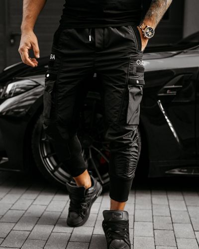 Spodnie męskie OLAVOGA RIDER 2025 czerń - FashionPlace - 1