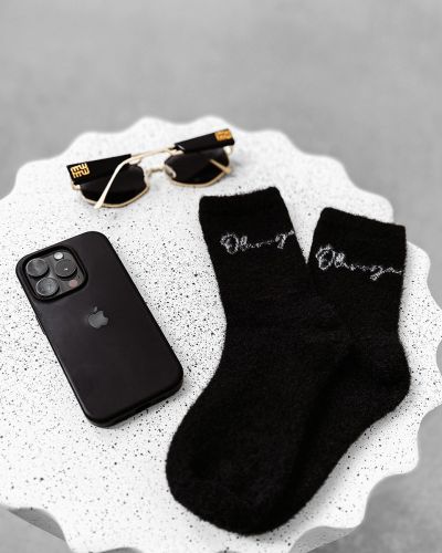 Skarpetki damskie OLAVOGA JU ZO 2025 czerń - FashionPlace - 1