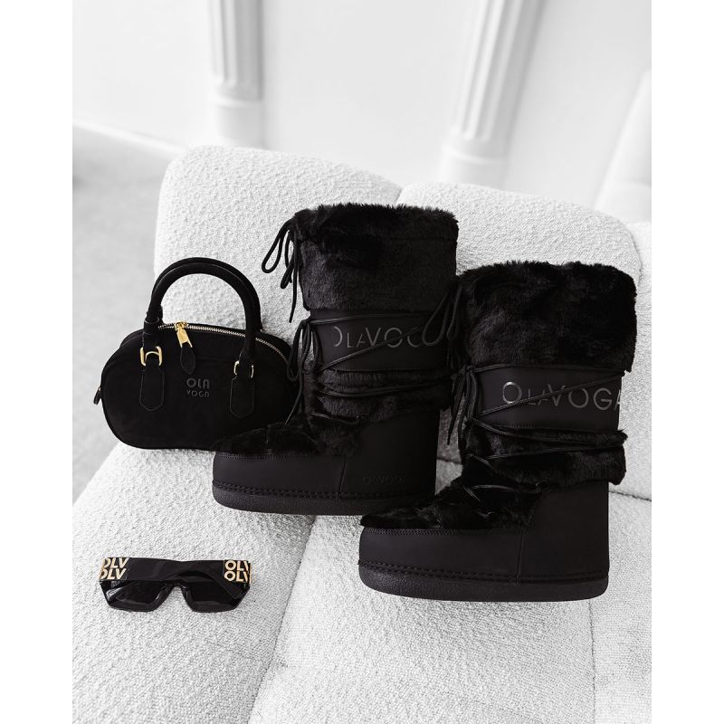 Buty damskie OLAVOGA WENUS 2025 czerń - FashionPlace - 1