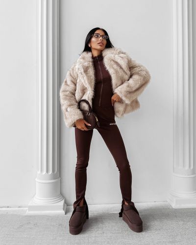 Kurtka damska OLAVOGA CUAR 2025 beż - wysyłka 28.10 - FashionPlace - 1