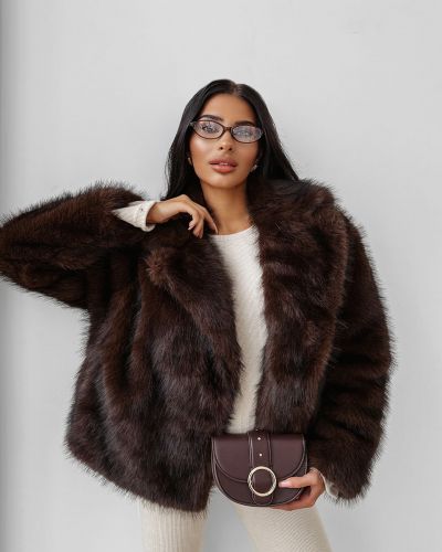 Kurtka damska OLAVOGA CUAR 2025 brąz - wysyłka 28.10 - FashionPlace - 1