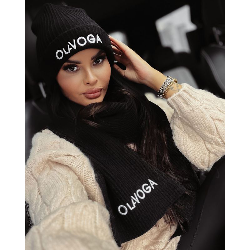 Szalik UNISEX OLAVOGA VIVANITO 2025 czerń - FashionPlace - 2
