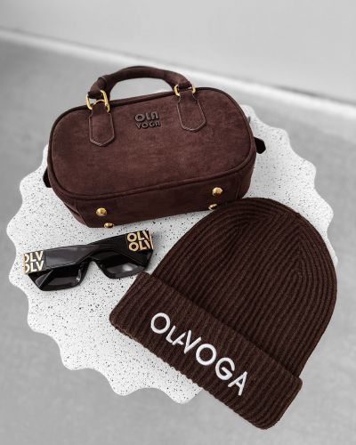 Czapka UNISEX OLAVOGA FIOLITO 2025 brąz - FashionPlace - 2