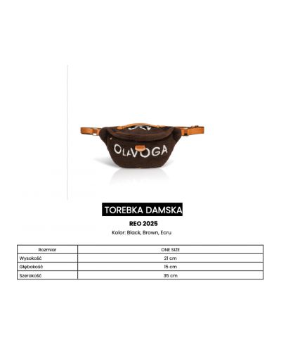 Torebka damska OLAVOGA REO 2025 czerń - FashionPlace - 8