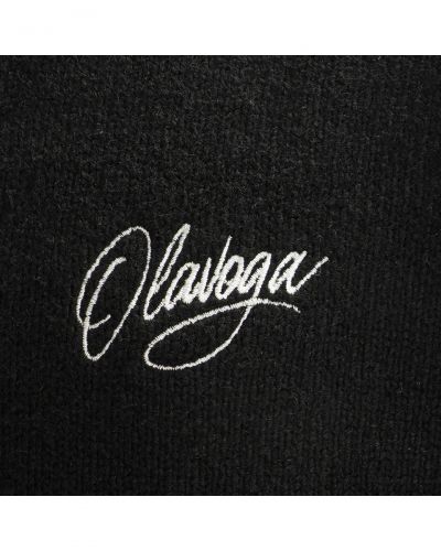Sweter męski OLAVOGA FOLNEL 2025 czerń - FashionPlace - 4