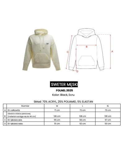 Sweter męski OLAVOGA FOLNEL 2025 czerń - FashionPlace - 5