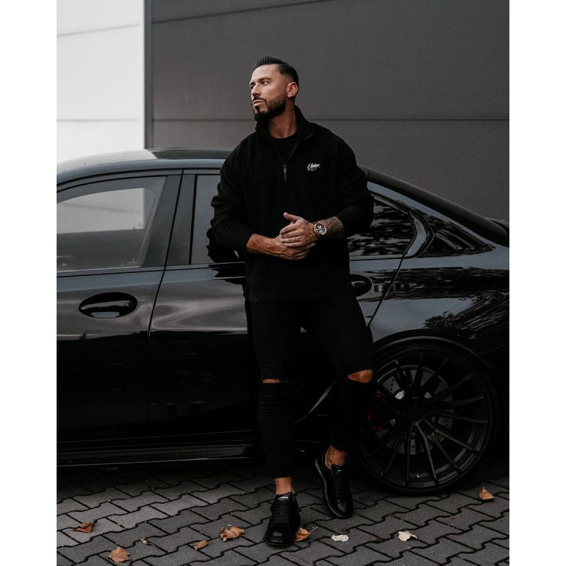 Bluza męska OLAVOGA LUMIS 2025 czerń - FashionPlace - 3