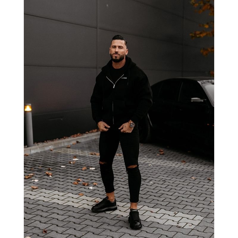 Bluza męska OLAVOGA EVLO 2025 czerń - FashionPlace - 1