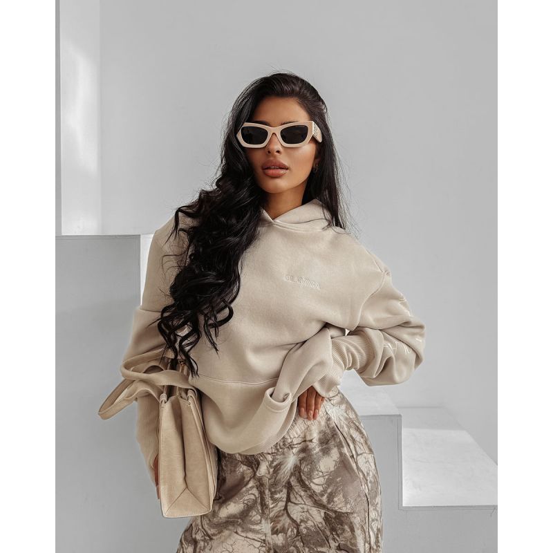Bluza damska OLAVOGA WILD SEASON 2025 beż - FashionPlace - 1