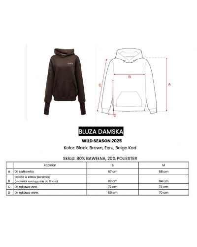 Bluza damska OLAVOGA WILD SEASON 2025 ecru - FashionPlace - 8