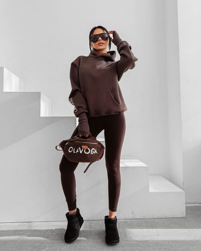 Bluza damska OLAVOGA WILD SEASON 2025 brąz - FashionPlace - 2