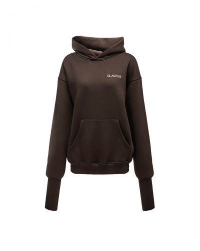 Bluza damska OLAVOGA WILD SEASON 2025 brąz - FashionPlace - 4