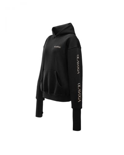 Bluza damska OLAVOGA WILD SEASON 2025 czerń - FashionPlace - 7