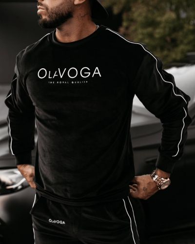 Komplet męski OLAVOGA DRESSY MEN 2025 czerń - FashionPlace - 3