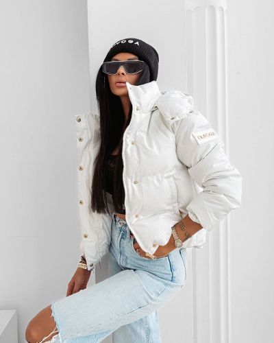 Kurtka damska OLAVOGA LUAGE 2025 ecru - FashionPlace - 1