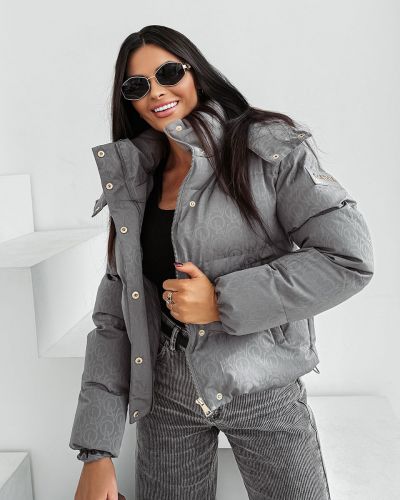 Kurtka damska OLAVOGA LUAGE 2025 szara - FashionPlace - 1