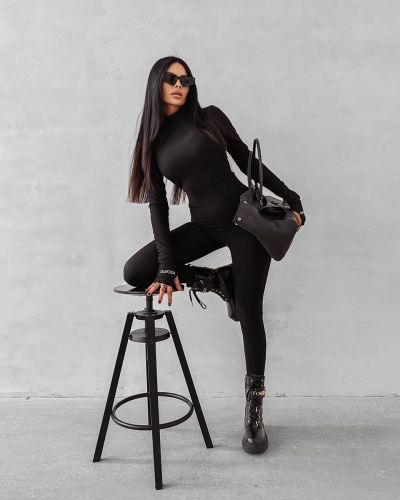 Komplet damski OLAVOGA RISALITO 2025 czerń - FashionPlace - 1