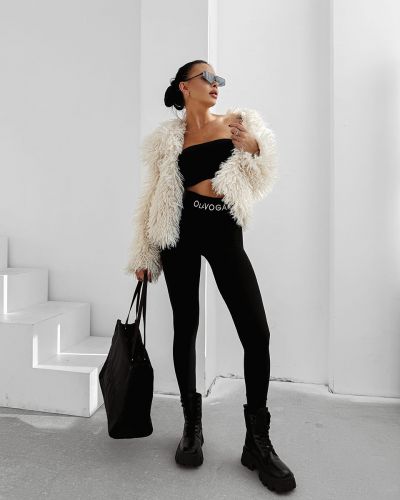 Legginsy OLAVOGA FITZY 2025 czerń - FashionPlace - 1