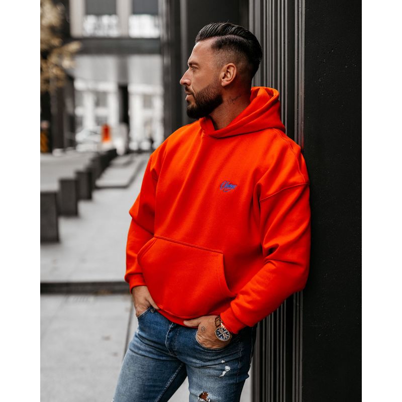 Bluza męska OLAVOGA UNIT 2025 orange - FashionPlace - 1