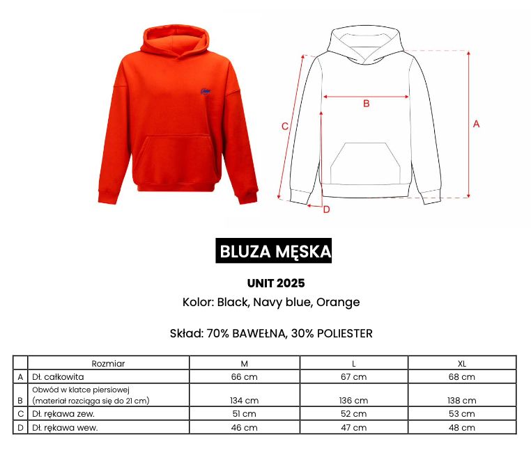 Bluza męska OLAVOGA UNIT 2025 czerń
