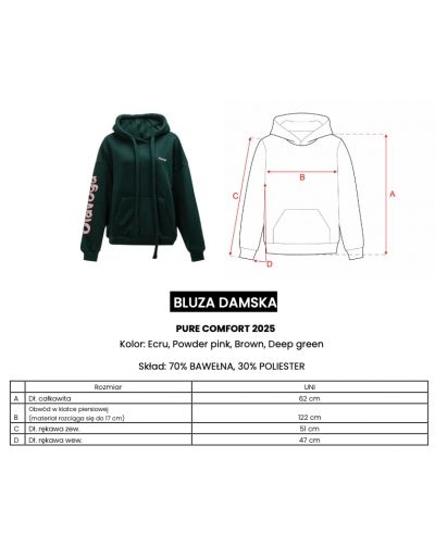 Bluza damska OLAVOGA PURE COMFORT 2025 ecru - FashionPlace - 10