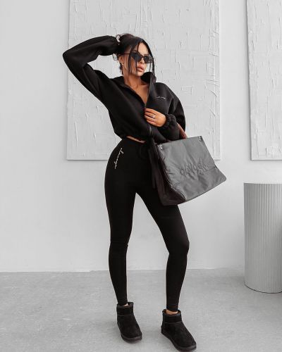 Bluza damska OLAVOGA LINOS 2025 czerń - FashionPlace - 2