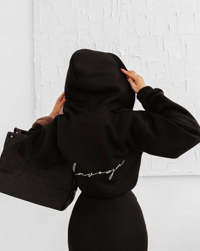 Bluza damska OLAVOGA LINOS 2025 czerń - FashionPlace - 3