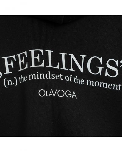 Bluza damska OLAVOGA FEELINGS 2025 czerń - FashionPlace - 6