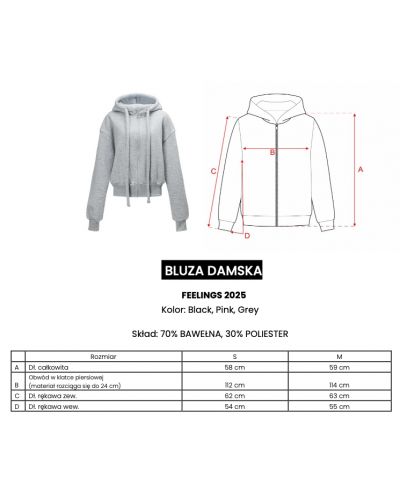 Bluza damska OLAVOGA FEELINGS 2025 czerń - FashionPlace - 8