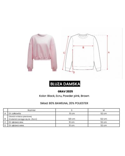 Bluza damska OLAVOGA GRAV 2025 brąz - FashionPlace - 6