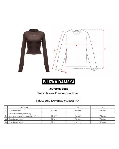 Bluzka damska OLAVOGA AUTUMN 2025 ecru - FashionPlace - 5