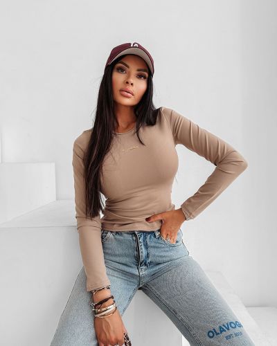 Bluzka damska OLAVOGA SIMBI 2025 latte - FashionPlace - 1