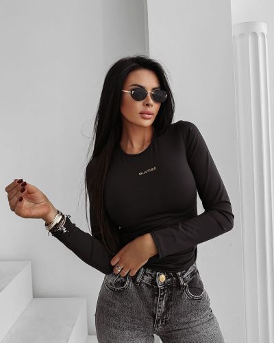 Bluzka damska OLAVOGA SIMBI 2025 czerń - FashionPlace - 2