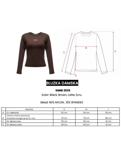Bluzka damska OLAVOGA SIMBI 2025 czerń - FashionPlace - 6