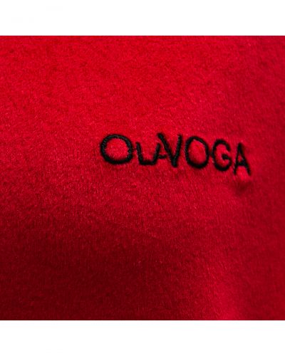 Komplet damski OLAVOGA VELVET WOOD 2025 czerwień - FashionPlace - 6