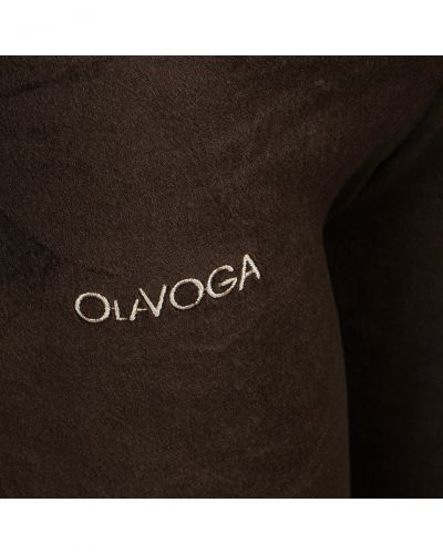 Komplet damski OLAVOGA VELVET WOOD 2025 brąz - FashionPlace - 8