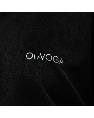 Komplet damski OLAVOGA VELVET WOOD 2025 czerń - FashionPlace - 5