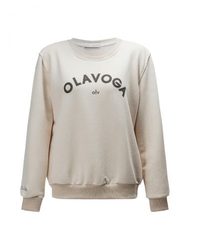 Bluza damska OLAVOGA GROV 2025 beż - FashionPlace - 4