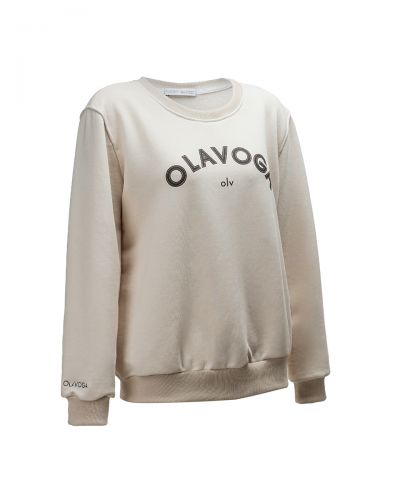 Bluza damska OLAVOGA GROV 2025 beż - FashionPlace - 7