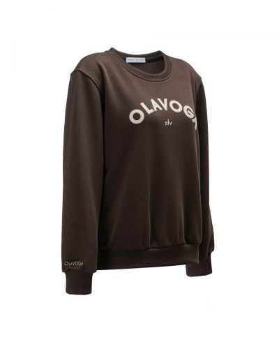 Bluza damska OLAVOGA GROV 2025 brąz - FashionPlace - 5