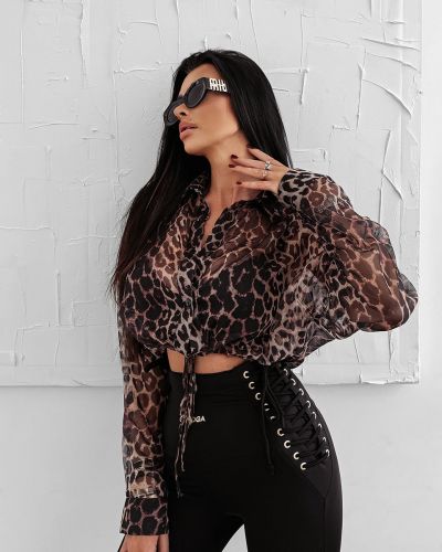 Koszula damska OLAVOGA WILD EDGE 2025 pantera - FashionPlace - 1