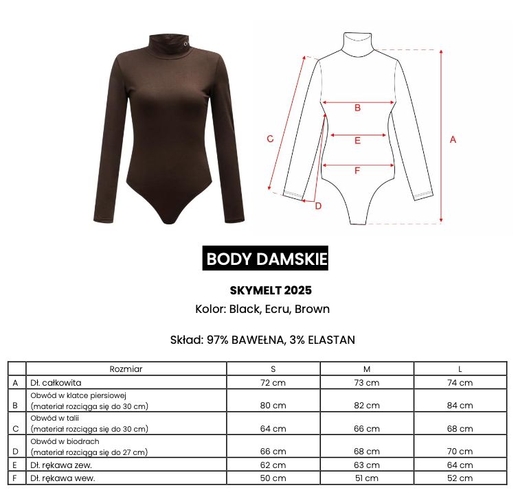 Body OLAVOGA SKYMELT 2025 czerń