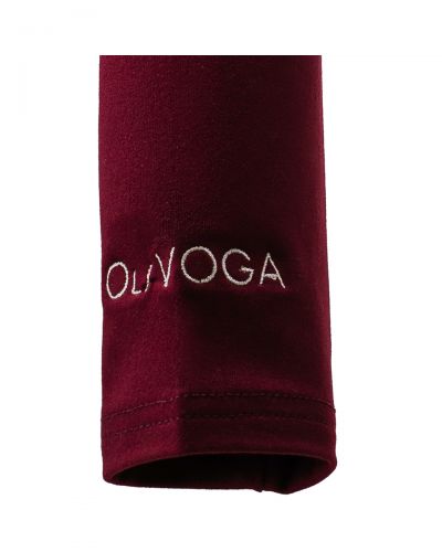 Bluzka damska OLAVOGA NERELIA 2025 burgund - FashionPlace - 5
