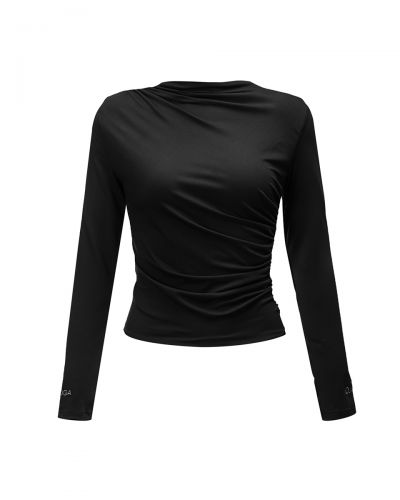 Bluzka damska OLAVOGA NERELIA 2025 czerń - FashionPlace - 4
