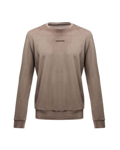 Komplet męski OLAVOGA VELVET ASH MEN 2025 latte - FashionPlace - 4