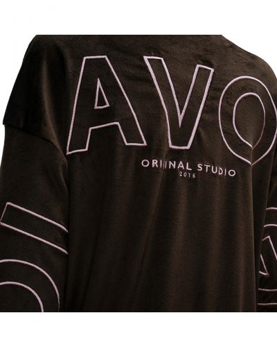 Komplet damski OLAVOGA VELVET ASH 2025 brąz - FashionPlace - 7