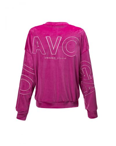 Komplet damski OLAVOGA VELVET ASH 2025 amarant - FashionPlace - 8
