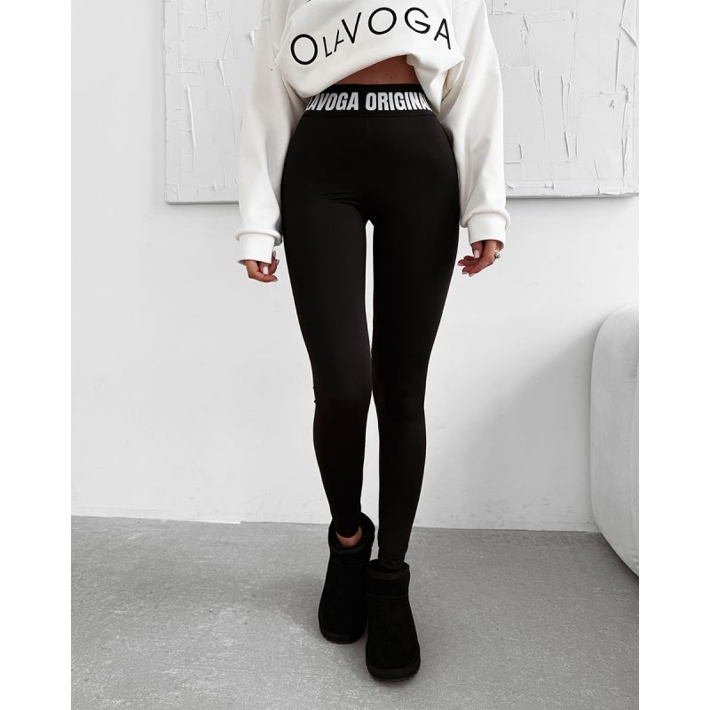 Legginsy OLAVOGA CENDRE 2025 czerń - FashionPlace - 1
