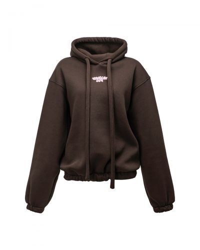 Bluza damska OLAVOGA FROST LAYER 2025 brąz - FashionPlace - 4