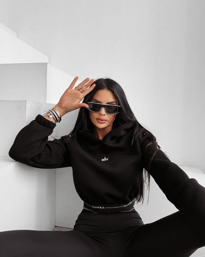 Bluza damska OLAVOGA LUNARI 2025 czerń - FashionPlace - 2
